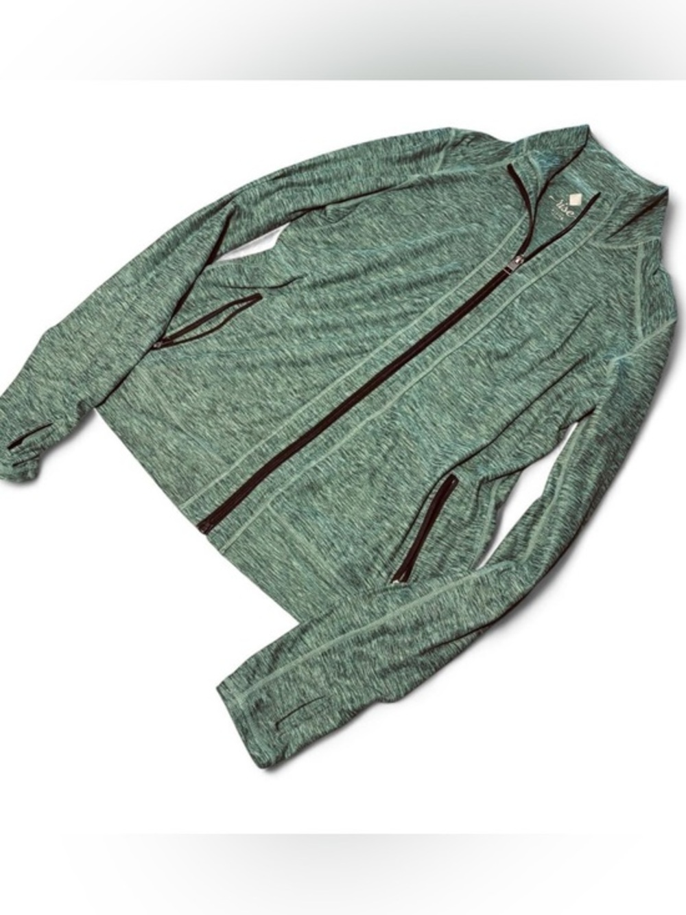RISE by LULAROE Green Yoga Jacket - Size Medium